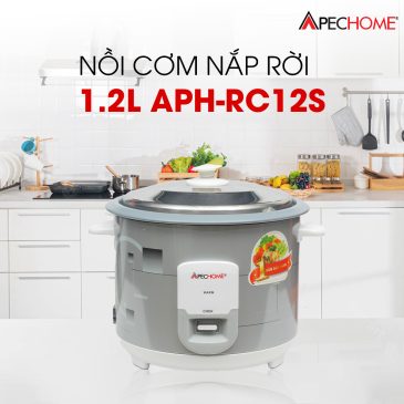 Nồi cơm nắp rời 1.2L (có men) APH-RC12S